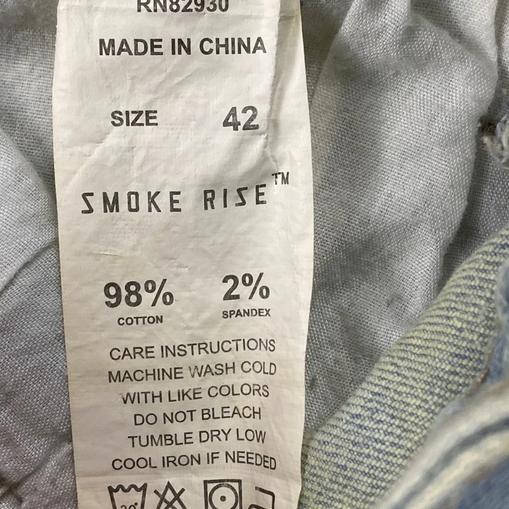 smoke rise ny material tag